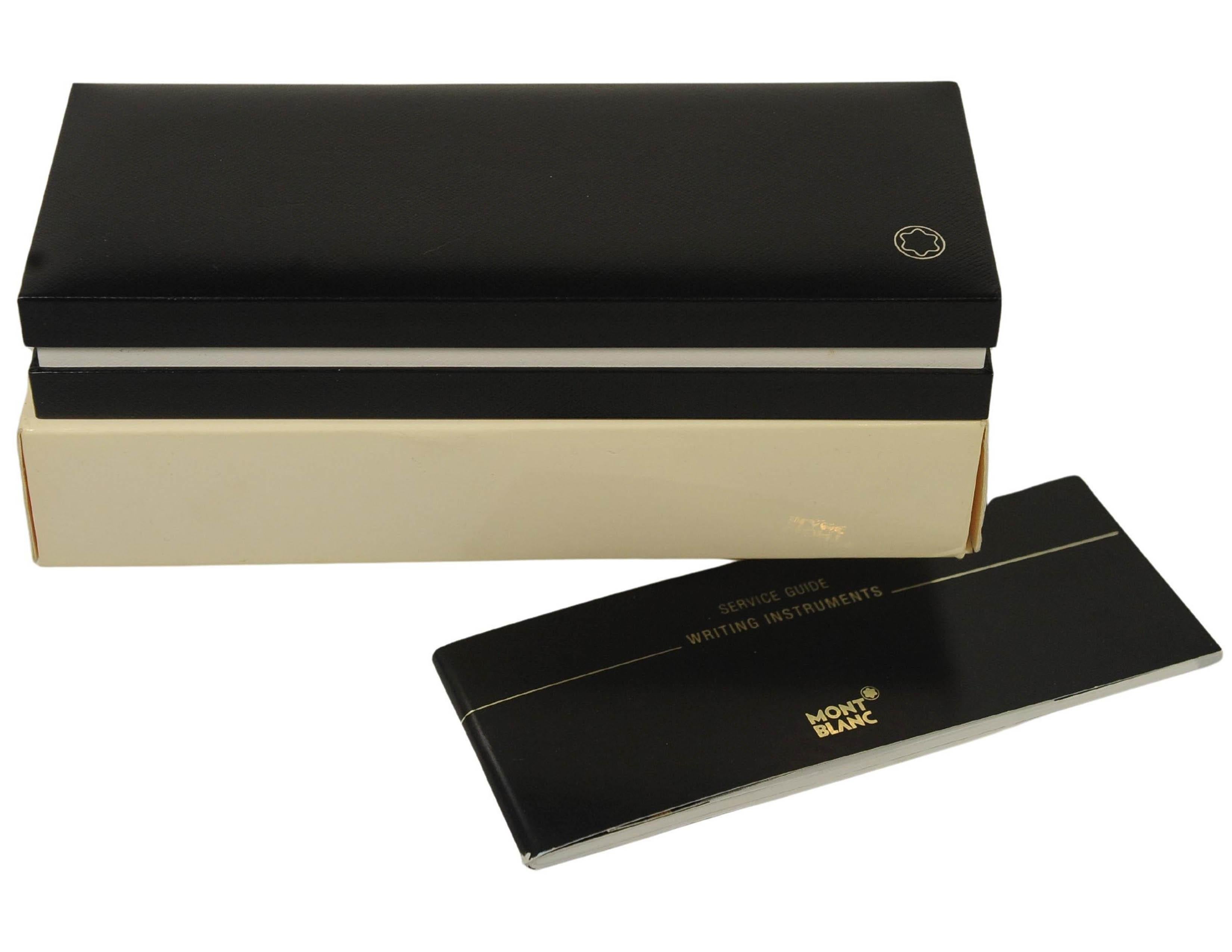 Montblanc StarWalker Black Resin Ballpoint Pen With Original Box & Papers 2005 For Sale 8
