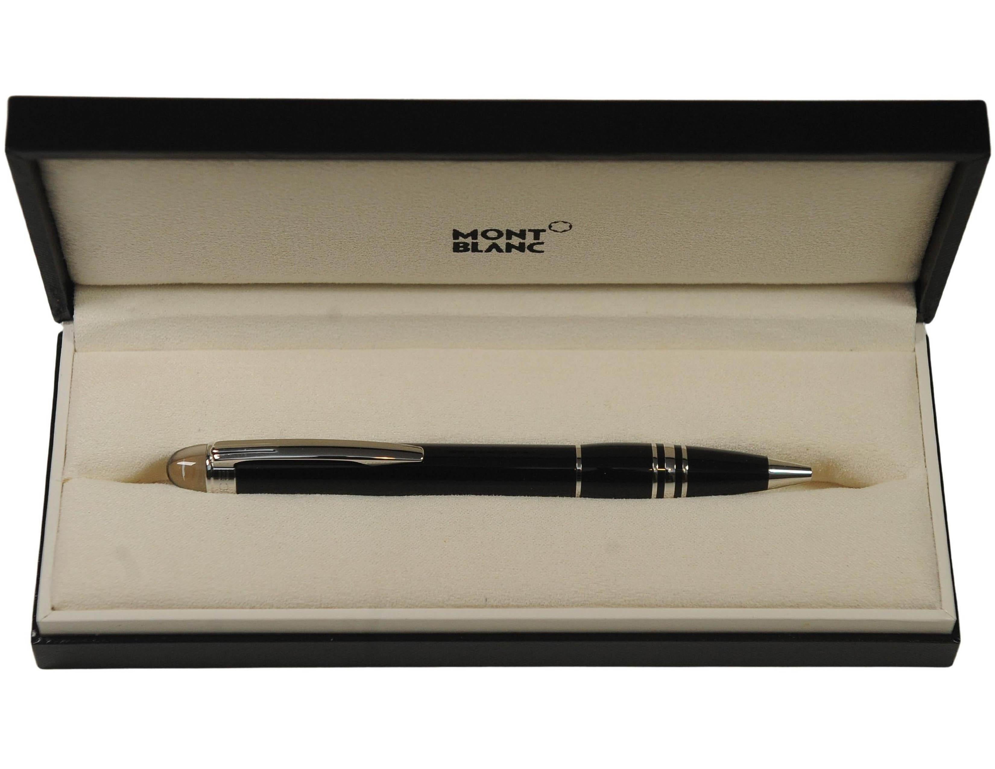 Montblanc StarWalker Black Resin Ballpoint Pen With Original Box & Papers 2005 For Sale 10