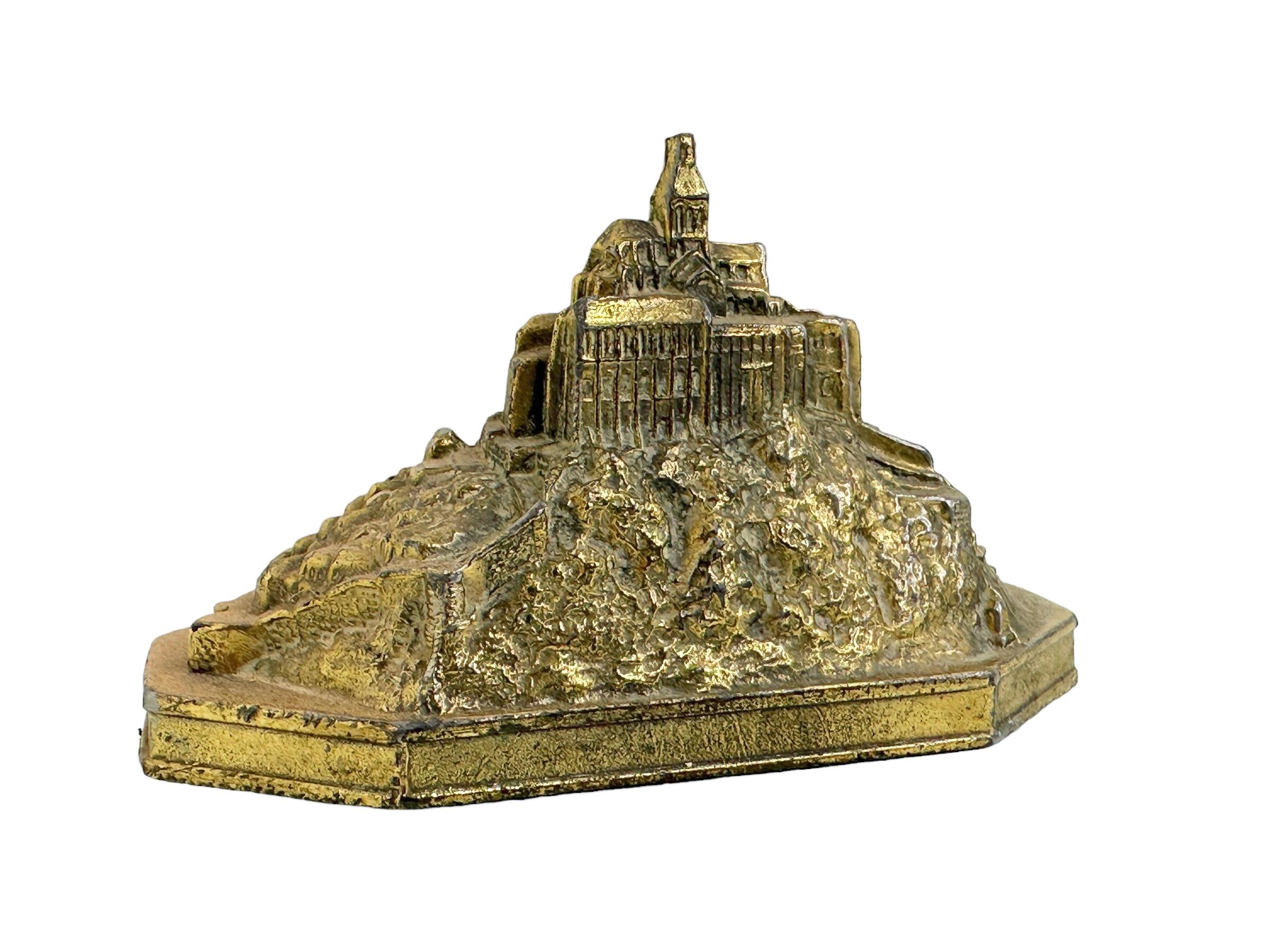 Mont Saint Michelle Souvenir Gebäude, architektonisches Modell, Vintage, Frankreich 1930er Jahre (Art nouveau)