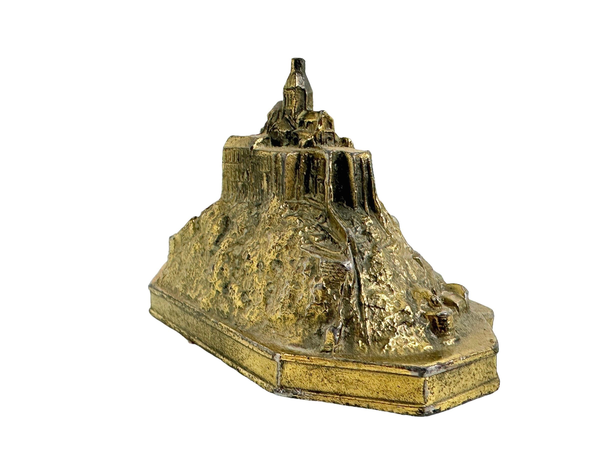 Mont Saint Michelle Souvenir Gebäude, architektonisches Modell, Vintage, Frankreich 1930er Jahre (Italienisch)