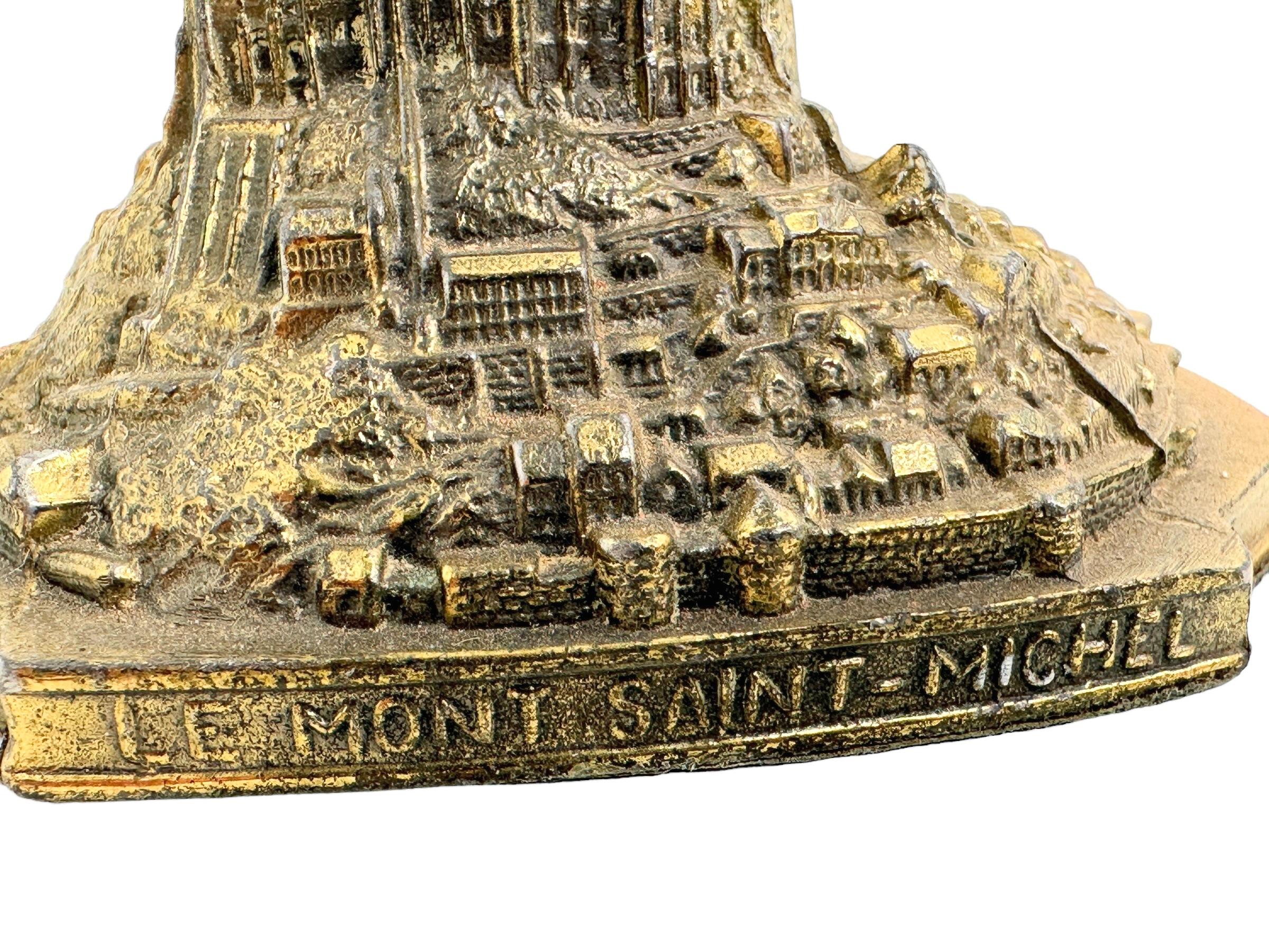 Mont Saint Michelle Souvenir Gebäude, architektonisches Modell, Vintage, Frankreich 1930er Jahre (Mitte des 20. Jahrhunderts)