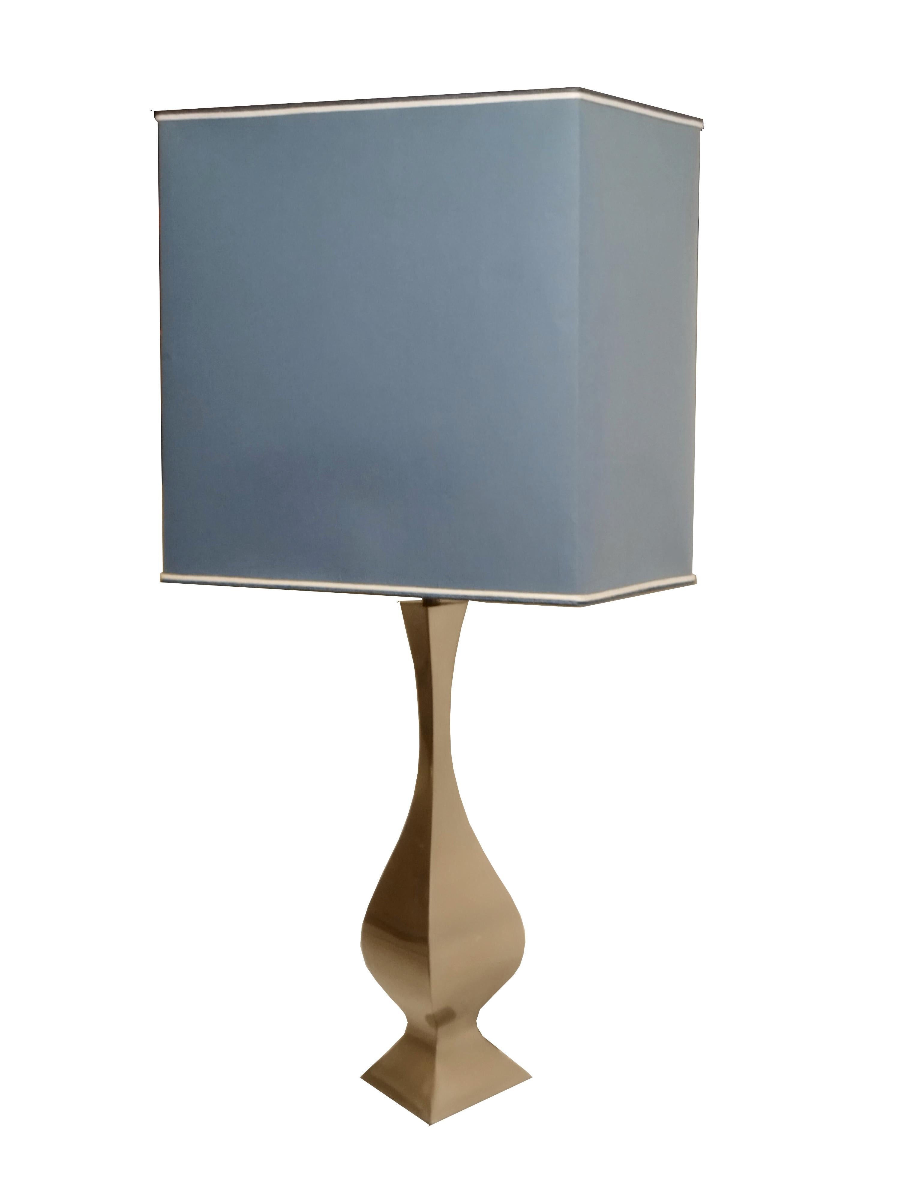 Italian Montagna Grillo and Tonello for High Society Brass Table Lamp, Italy 1970s