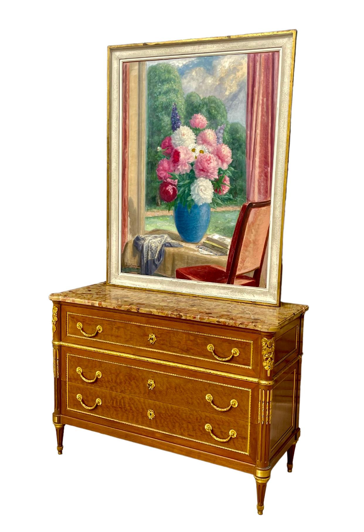 MONTAGNAC – Blumenstrauß, Öl auf Leinwand – XX. Jahrhundert im Angebot 9