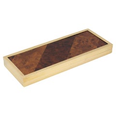 Vintage Montagnani Gilded and Marquetry Box, circa 1970