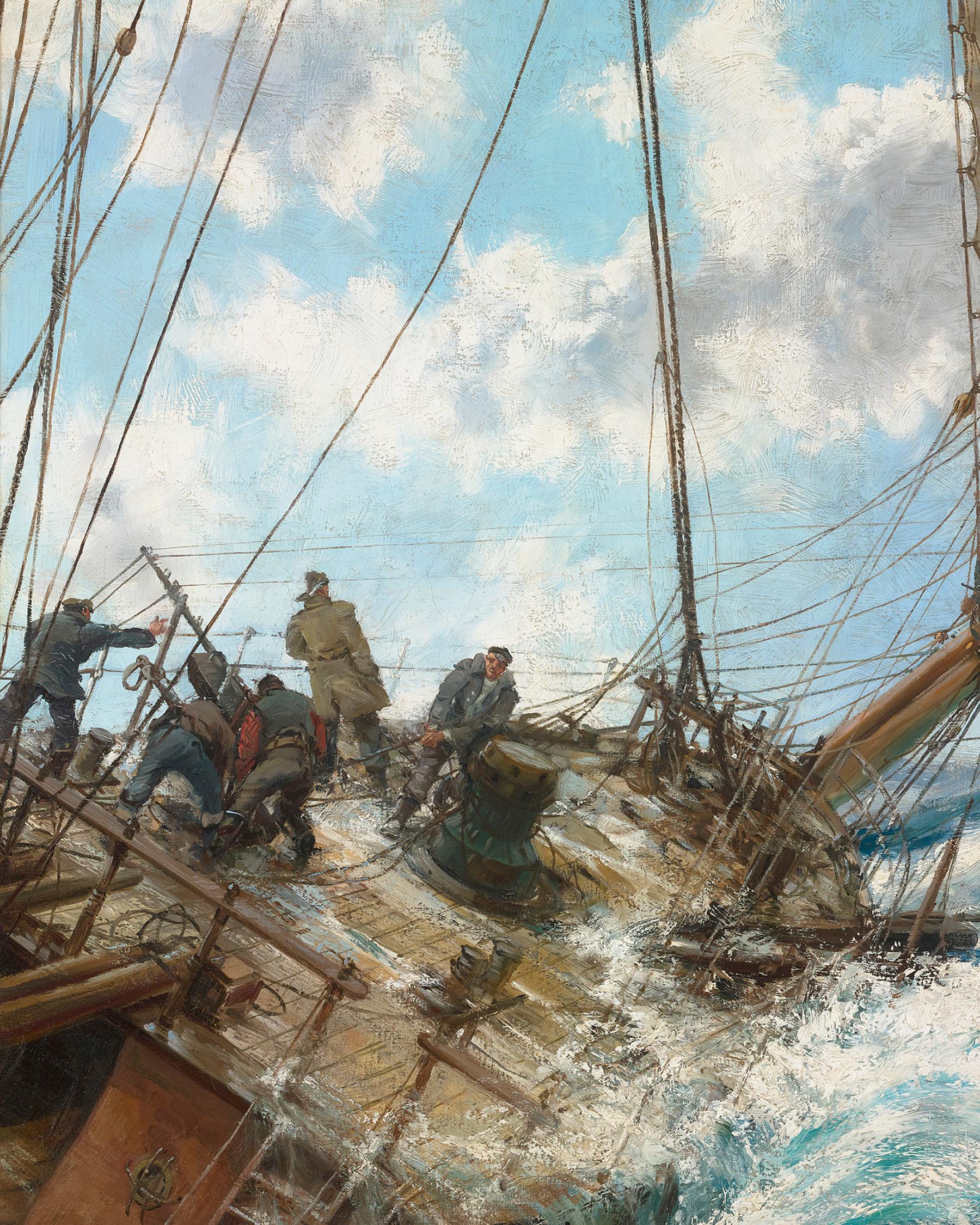 Eight Bells by Montague Dawson 1