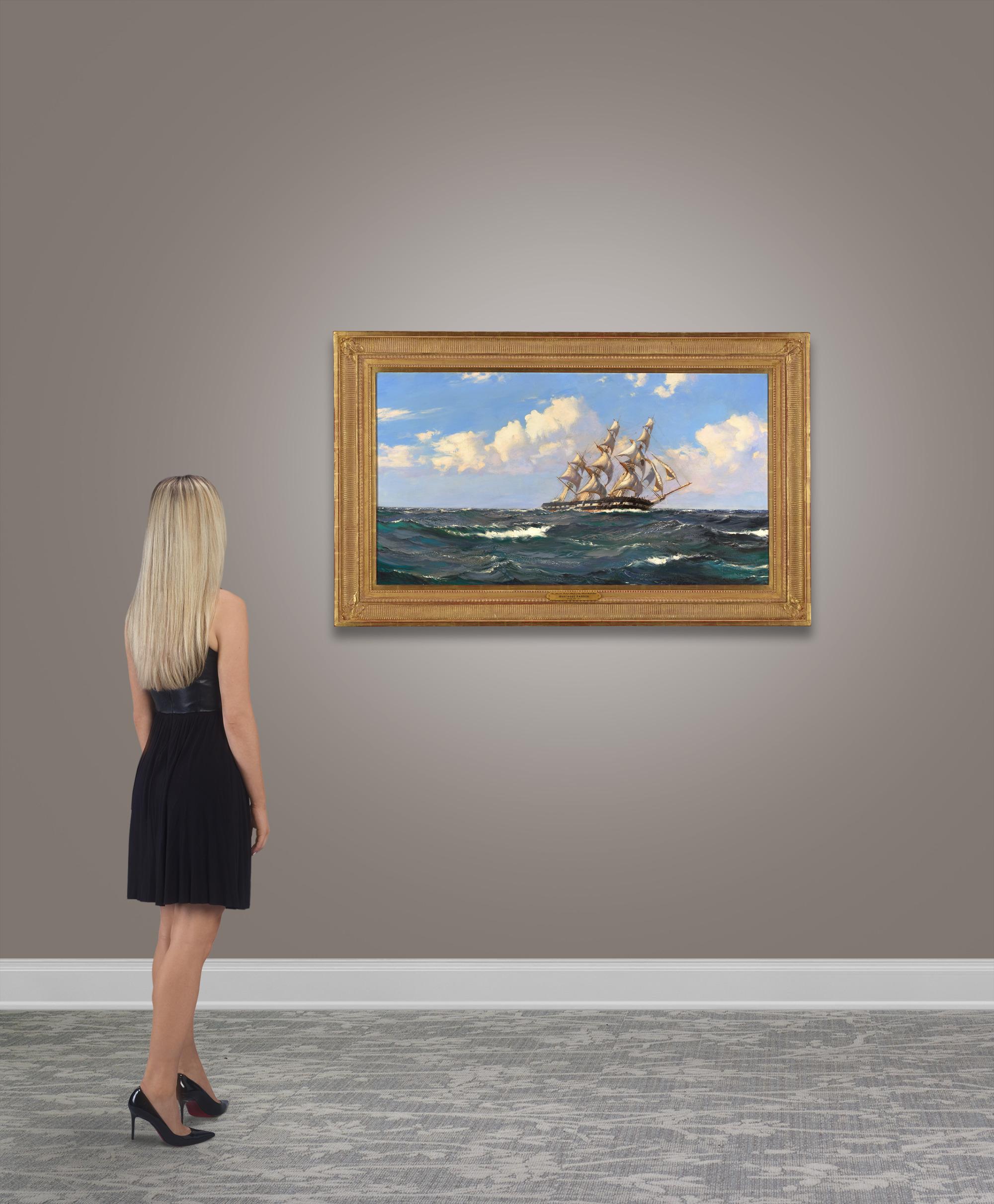 L'Atlantic Packet Albion de la Black Ball Line par Montague Dawson en vente 4