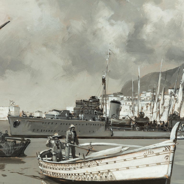 Montague J Dawson, ‘Valetta Harbour’ For Sale at 1stDibs