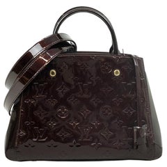 Montaigne BB in purple leather