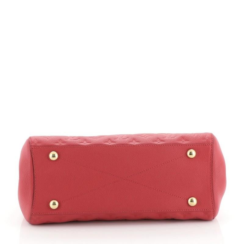 Pink Montaigne Handbag Monogram Empreinte Leather MM