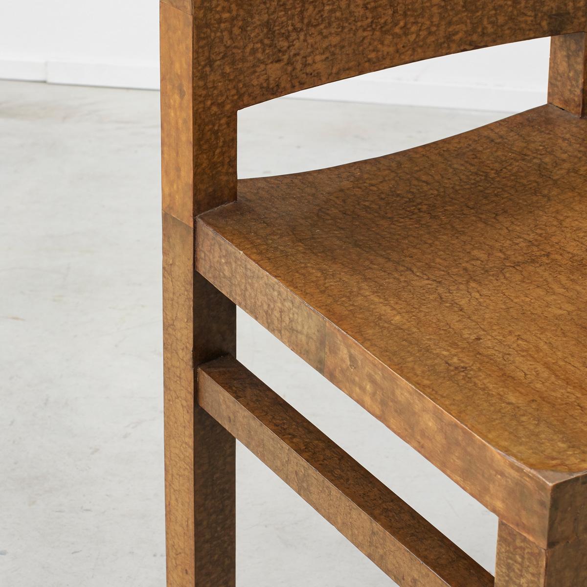 Bureau et chaise Montalcini & Pagano pour Cartiere Giacomo Bosso, Italie, 1929 en vente 5