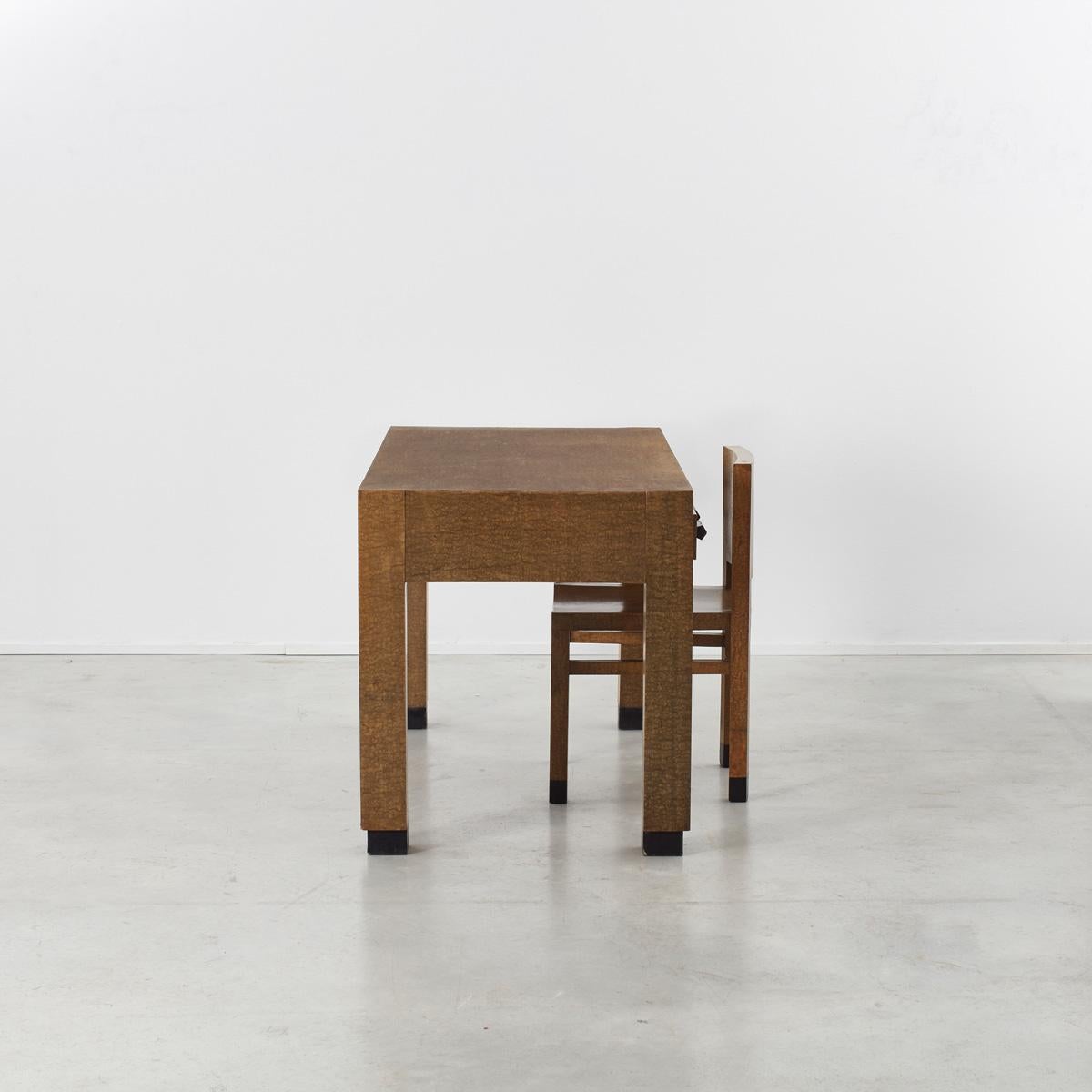italien Bureau et chaise Montalcini & Pagano pour Cartiere Giacomo Bosso, Italie, 1929 en vente
