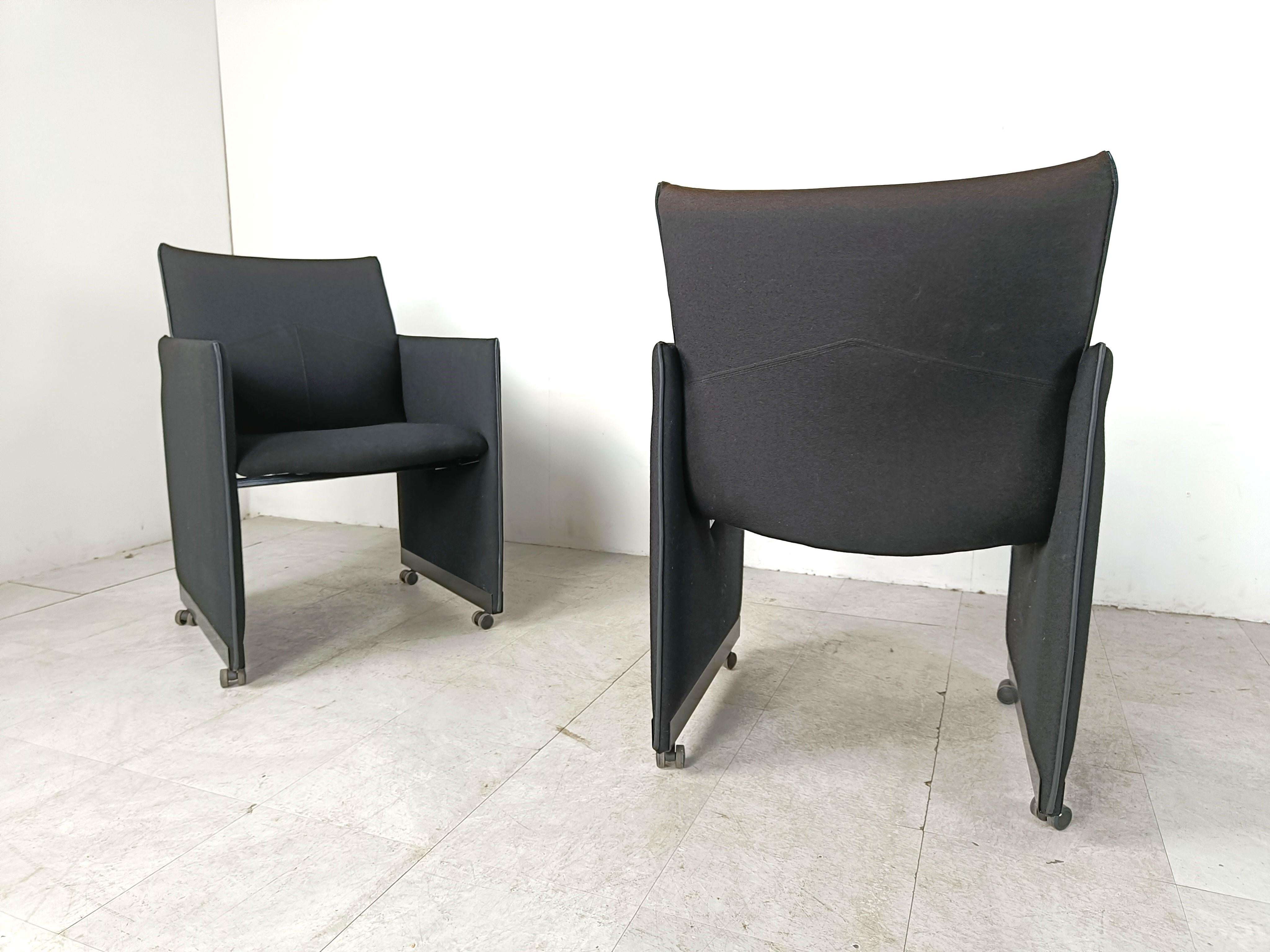 Montana armchairs by Geoffrey Harcourt for Artifort, 1990s - set of 4 For Sale 3