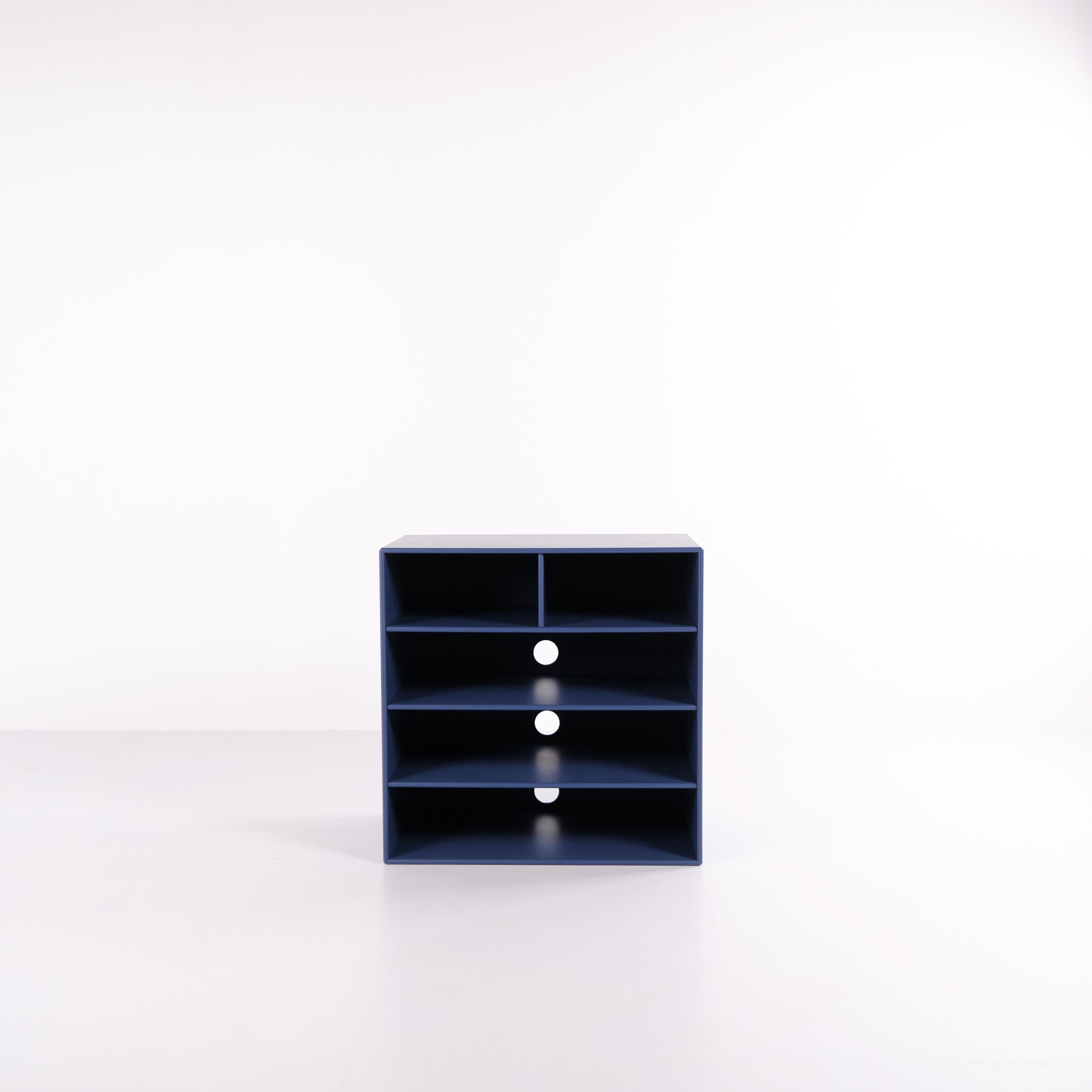 Montana Bookcase With Shelves In Blue, 2010