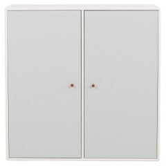 Montana Cabinet Module Model 1118 with Mint Green Doors and Brown Handles