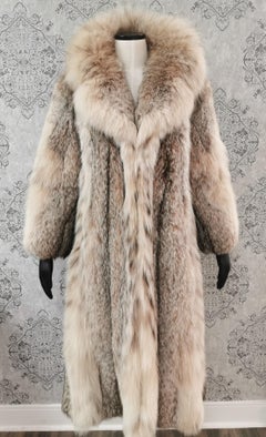 Montana Lynx Fur Coat (Size 6 - Small)