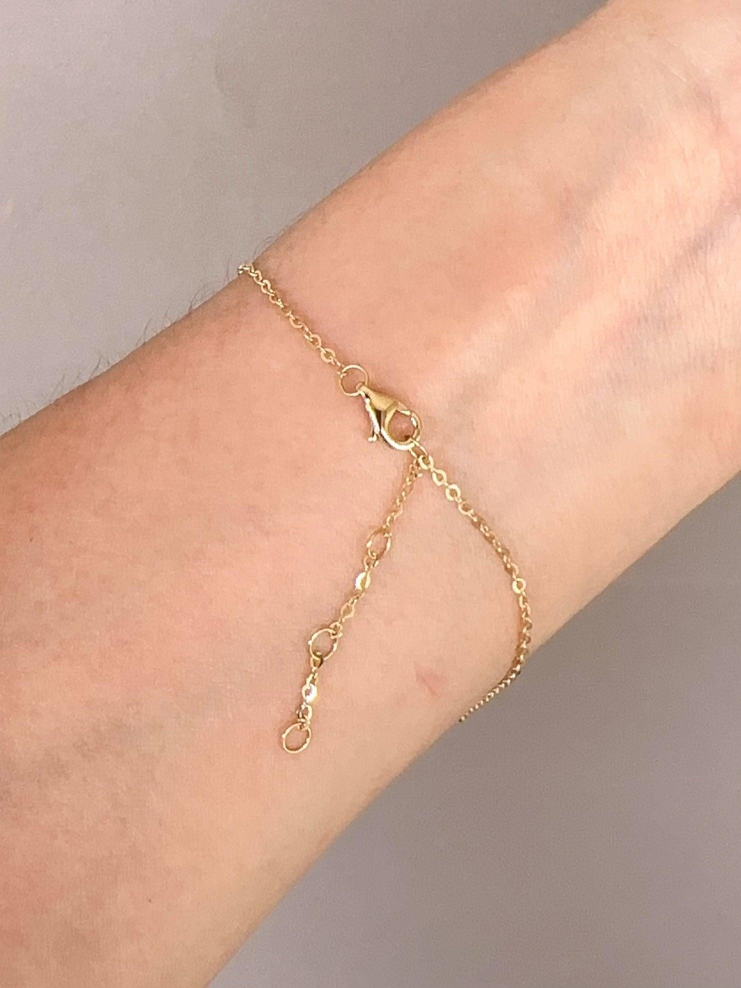 Montana Sapphire and Diamond Bubbles Bracelet 14K Gold R2105 For Sale 7