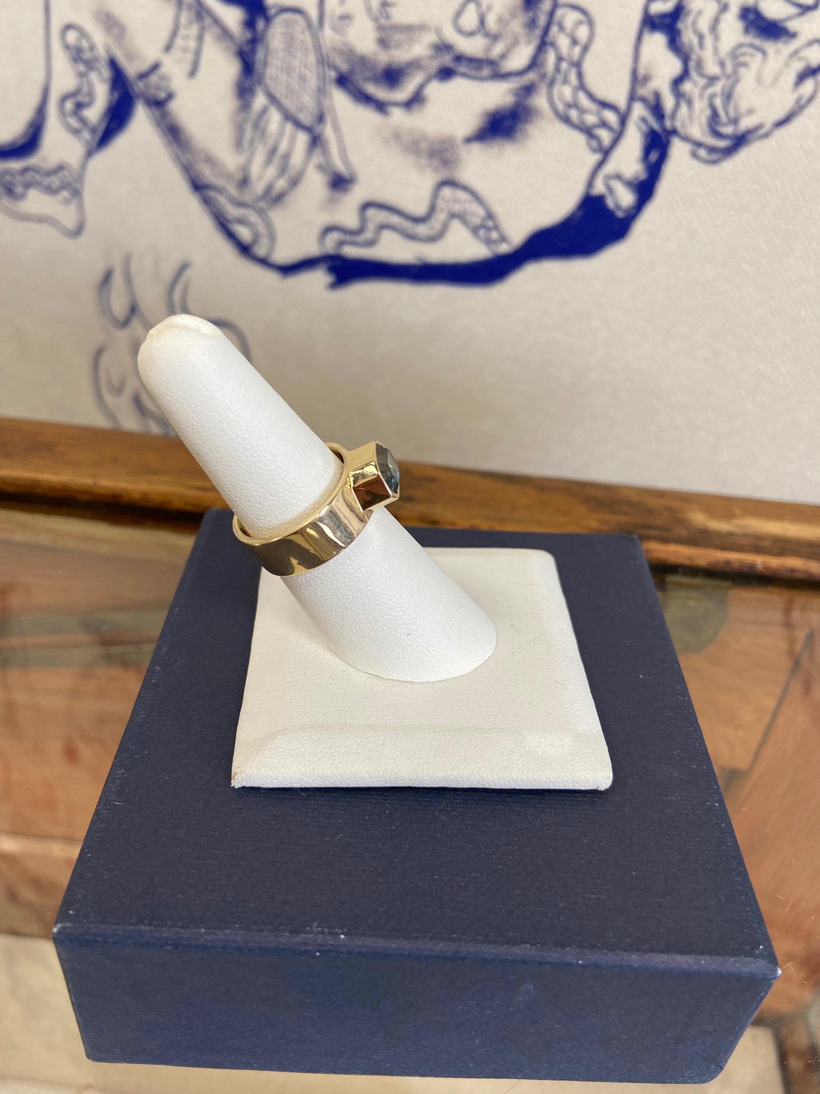 Modernist Montana Sapphire Cigar Band