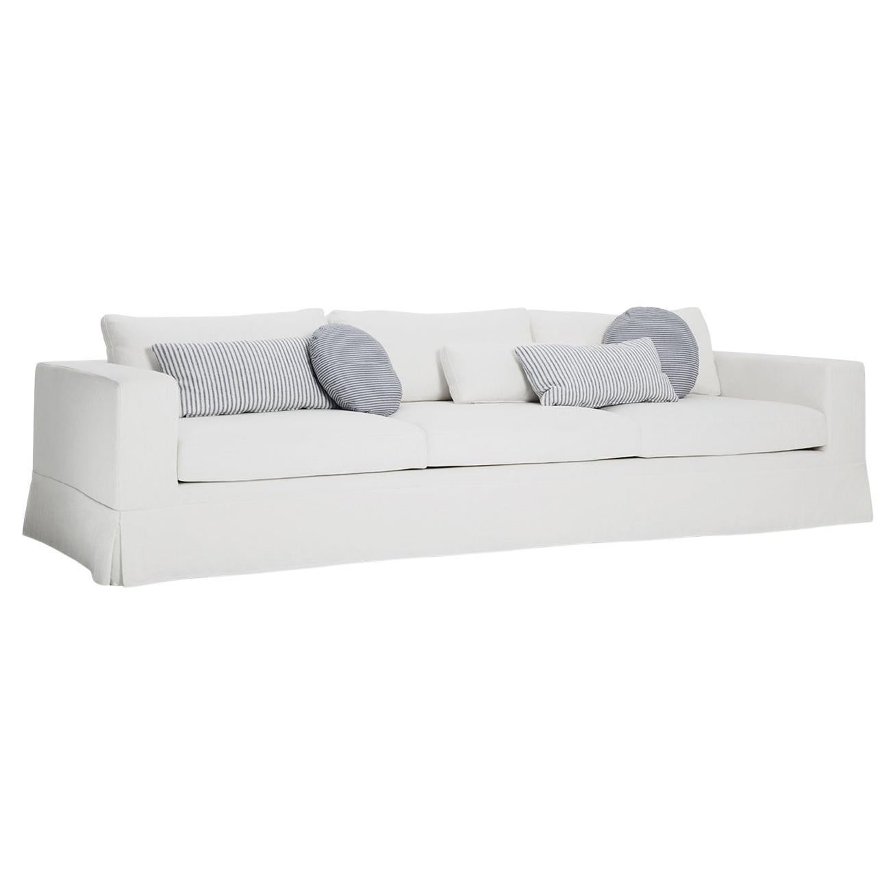 Montauk White Sofa from the Collezione Riviera
