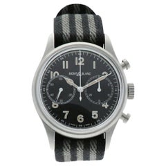 Montblanc 1858 117835, Black Dial, Certified and Warranty