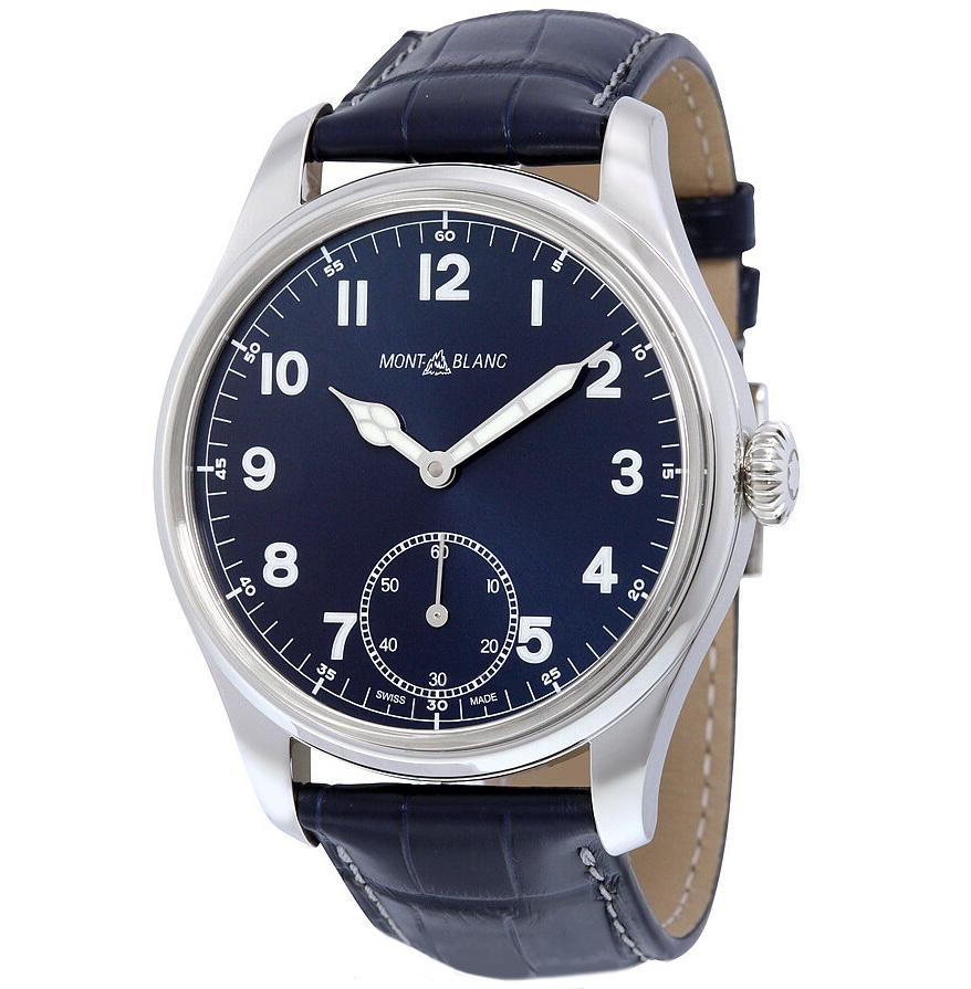 montblanc blue watch