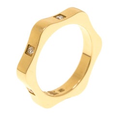 Montblanc 4810 Anillo Estrella Diamante Oro Amarillo 18k Talla 52