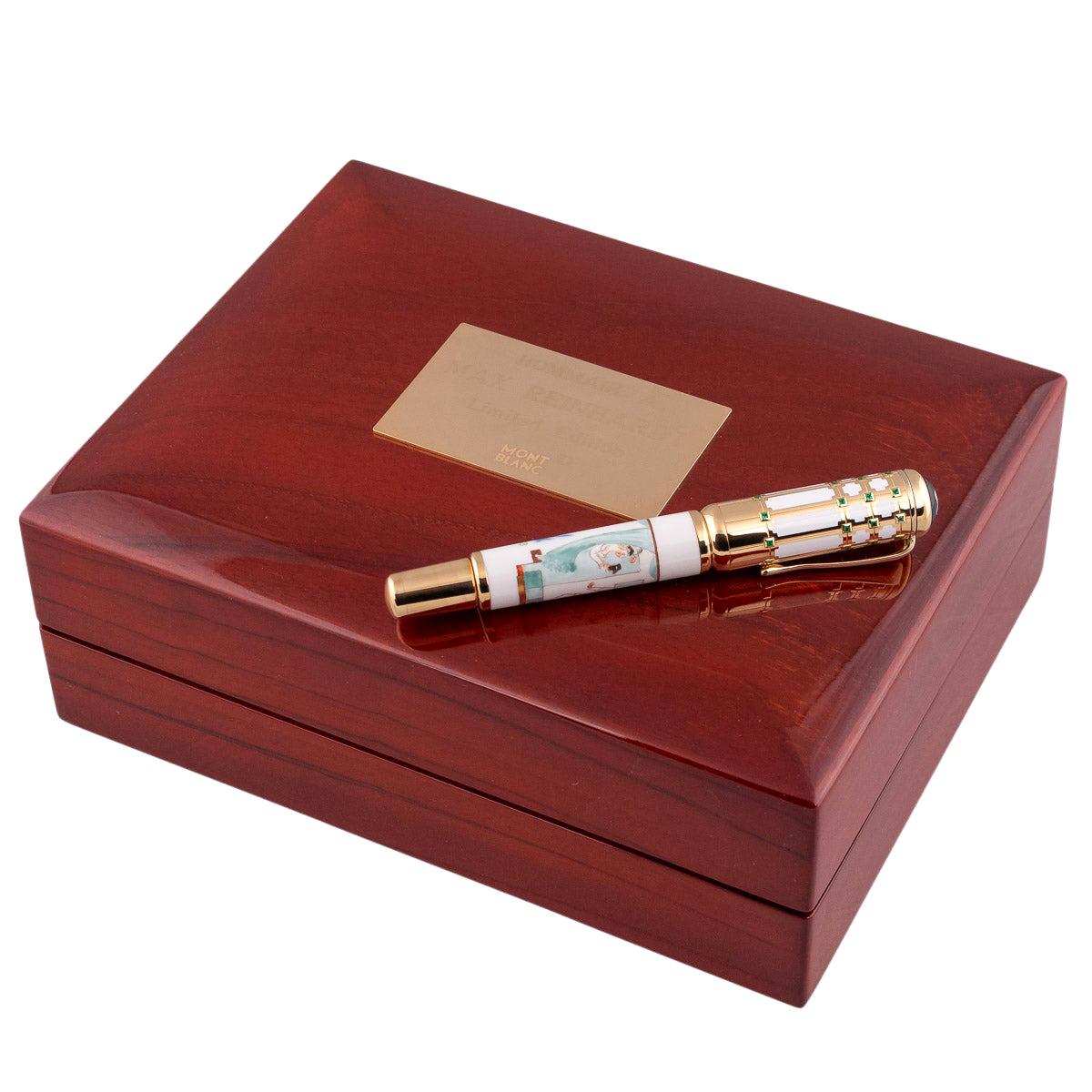 Montblanc 5/10 Limited Edition Max Reinhardt Emerald Fountain Pen, 2003 For Sale