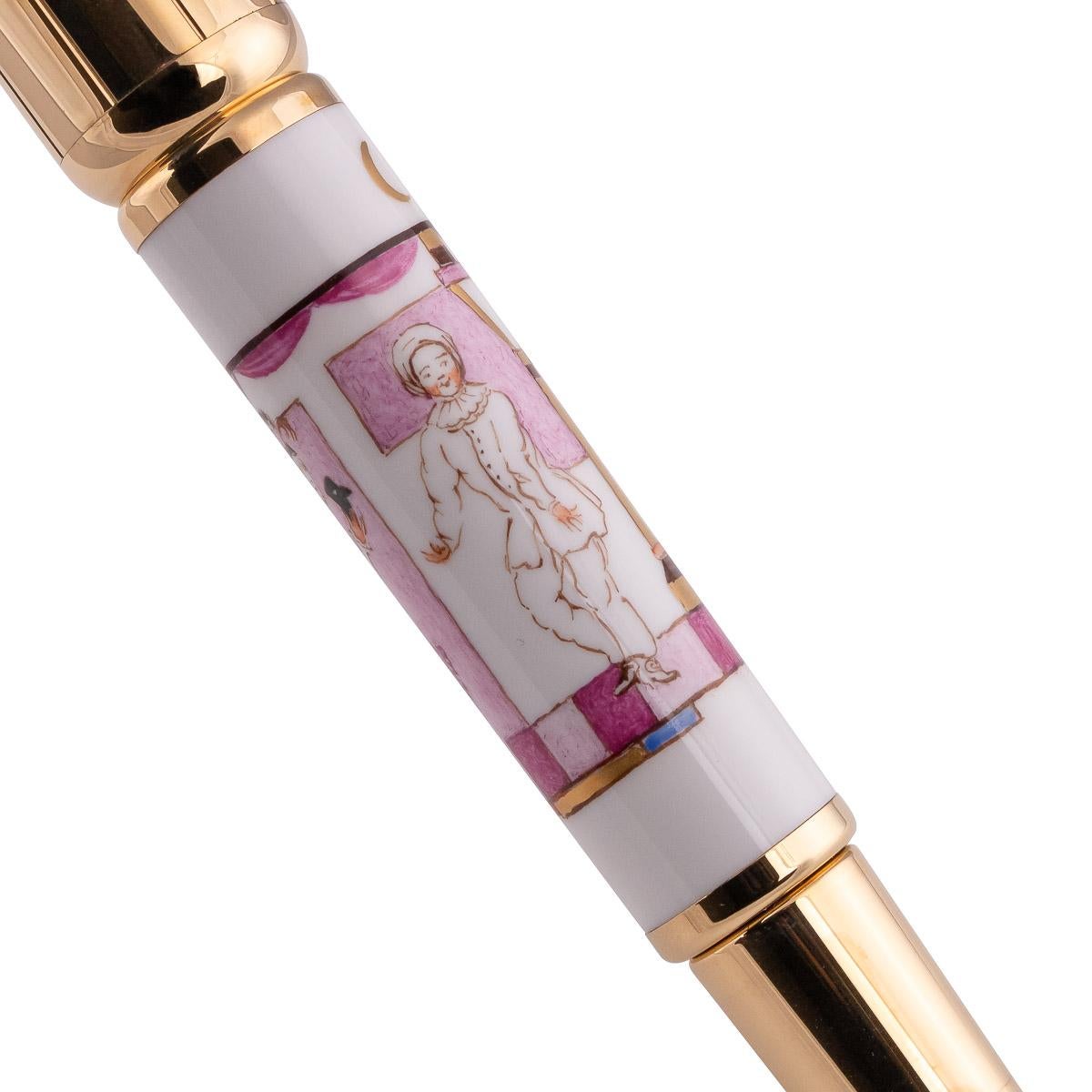 Women's or Men's Montblanc 5/10 Limited Edition Max Reinhardt Ruby Fountain Pen, 2003