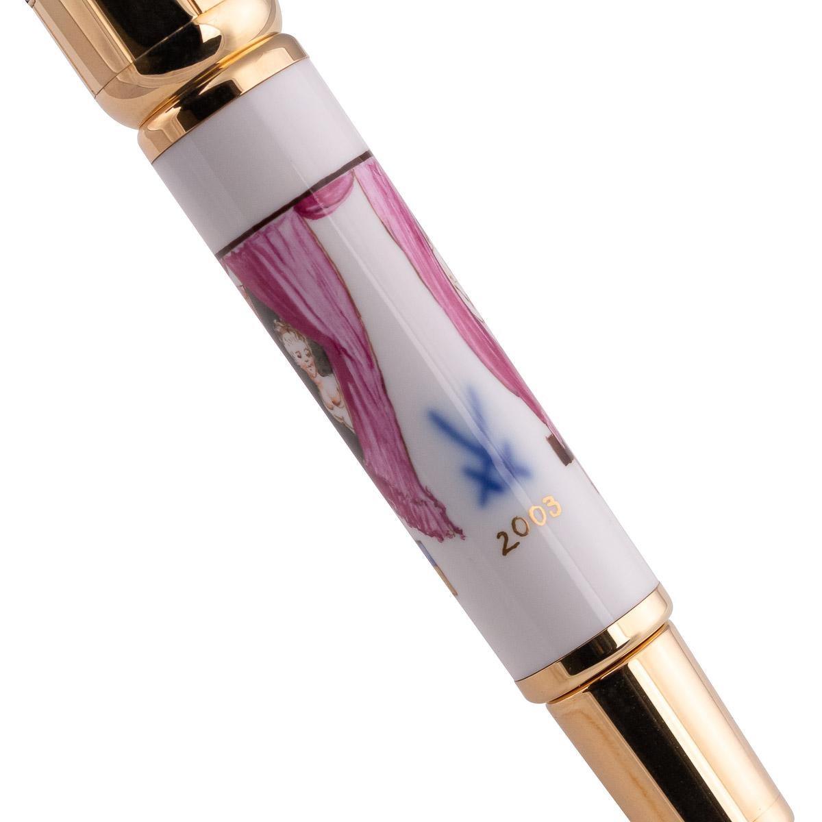 Montblanc 5/10 Limited Edition Max Reinhardt Ruby Fountain Pen, 2003 For Sale 1