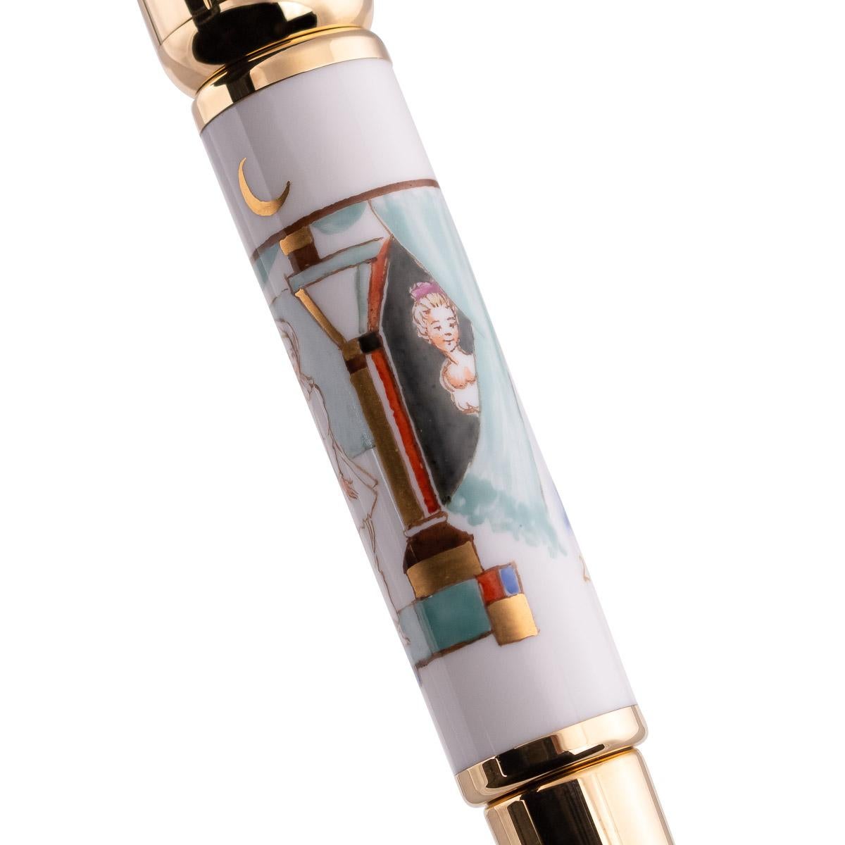 Montblanc 5/10 Limited Edition Max Reinhardt Sapphire Fountain Pen, 2003 For Sale 9