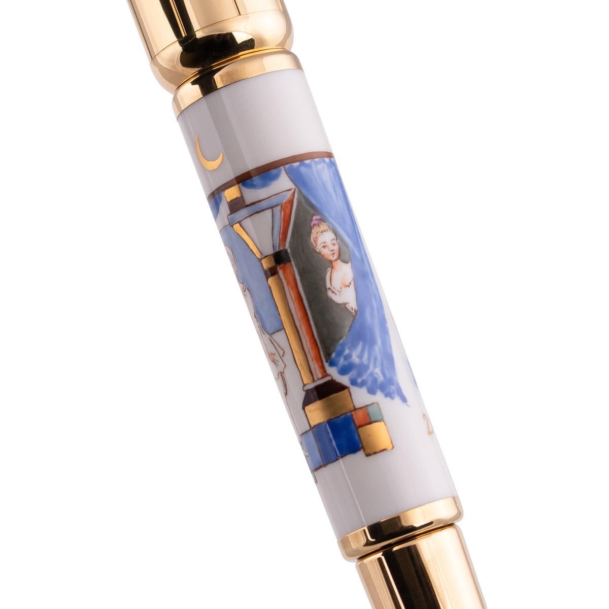 Montblanc 5/10 Limited Edition Max Reinhardt Sapphire Fountain Pen, 2003 For Sale 1