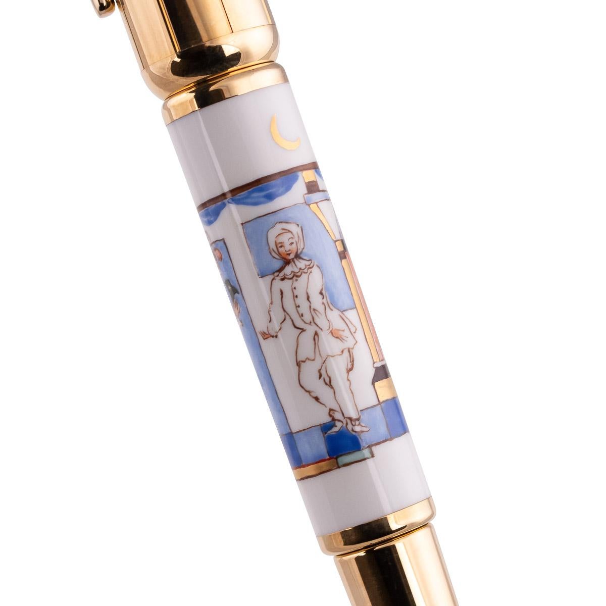Montblanc 5/10 Limited Edition Max Reinhardt Sapphire Fountain Pen, 2003 For Sale 2
