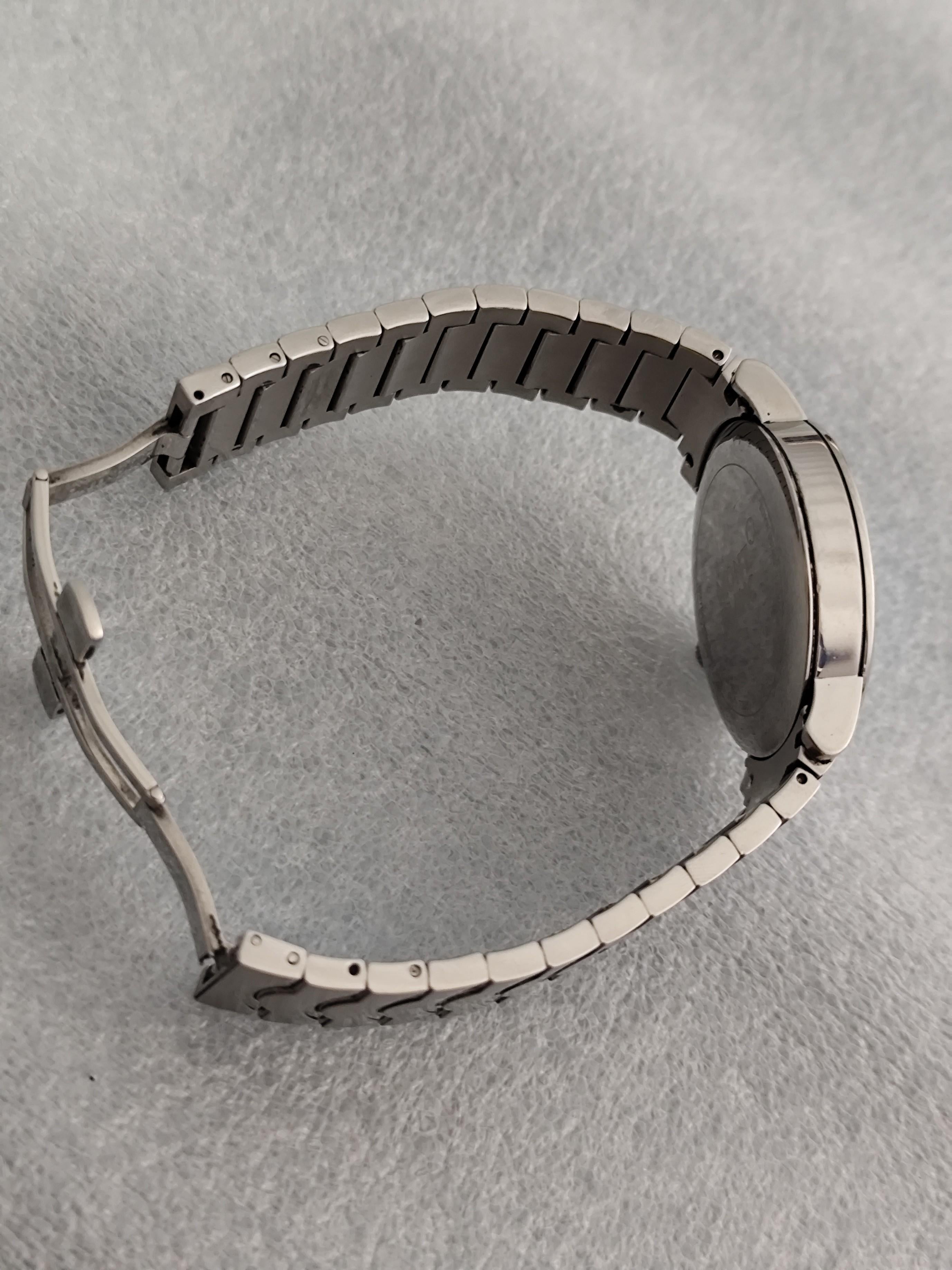 Montre Montblanc 7060 Summit Chronograph à cadran bleu en acier inoxydable en vente 7