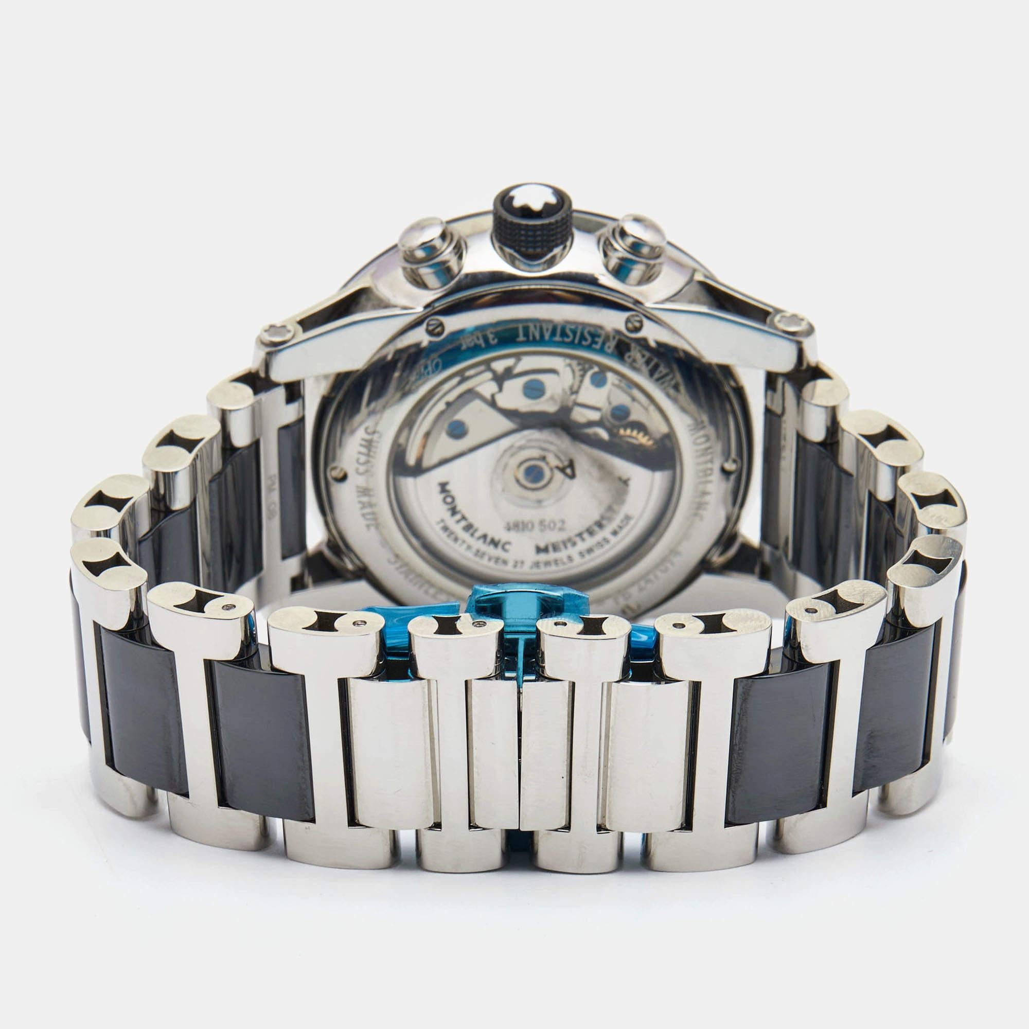 Cette montre-bracelet Montblanc Timewalker est un accessoire de choix à associer à vos tenues décontractées de jour comme à vos looks plus élégants. Elle est indispensable à tous ceux qui ont un goût classique. Exemple de la finesse artistique du