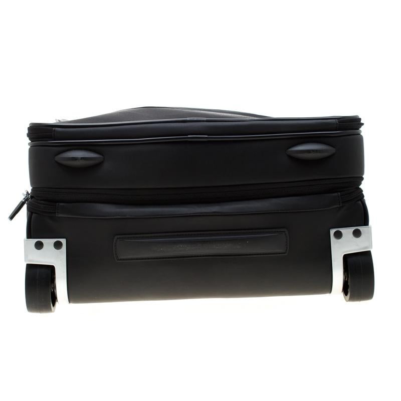 Montblanc Black Fabric and Leather Nightflight On Board Trolley 1