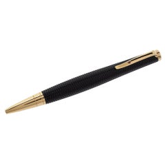 Montblanc Black Guilloché Resin Limited Edition Virginia Woolf Ballpoint Pen