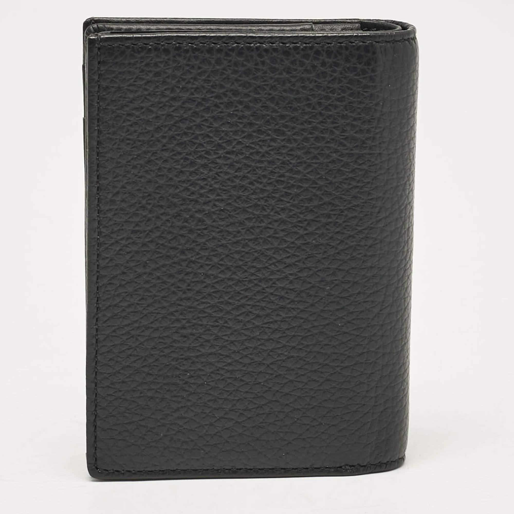 Montblanc 4810 Westside Kartenetui aus schwarzem Leder Herren