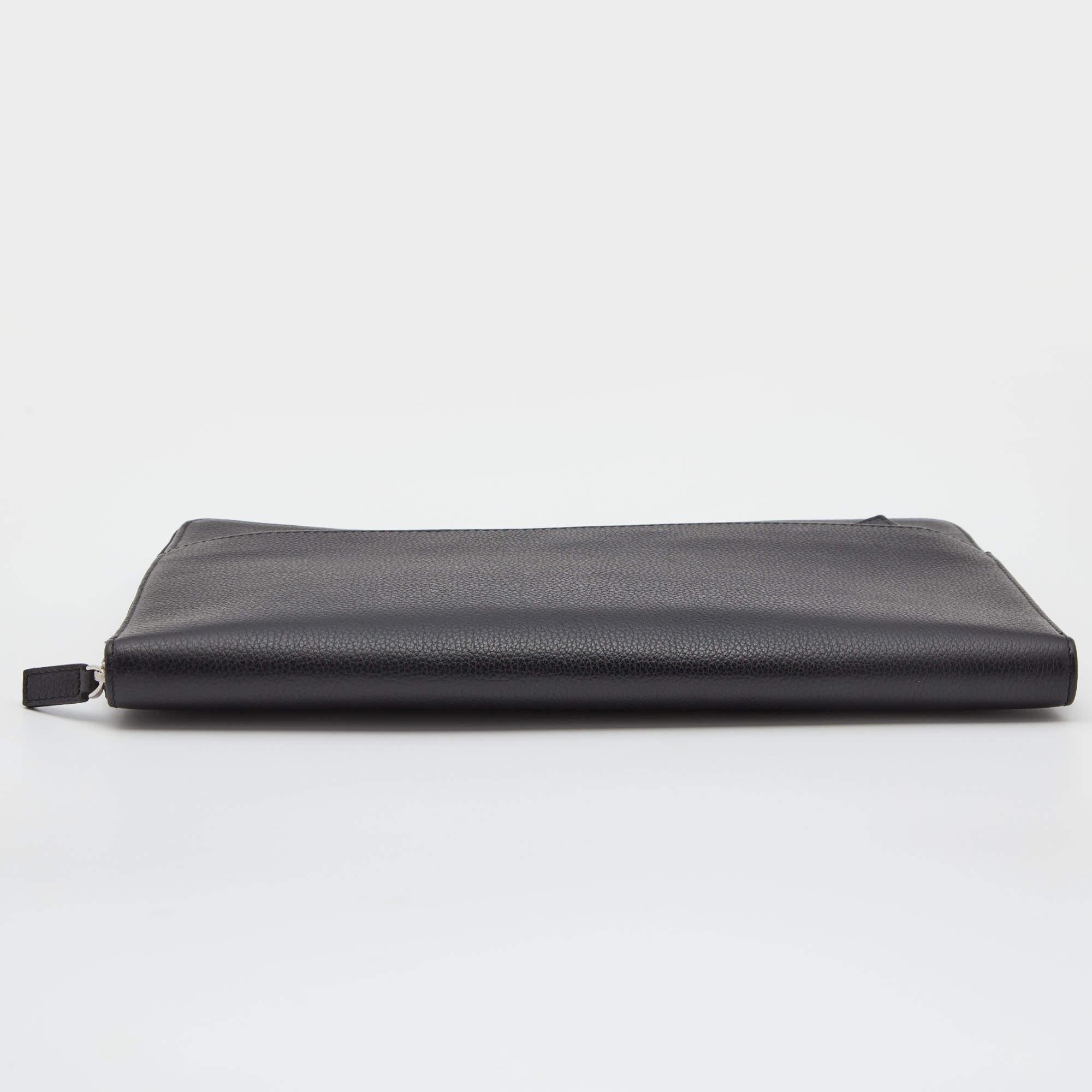 Montblanc Black Leather Document Case 6