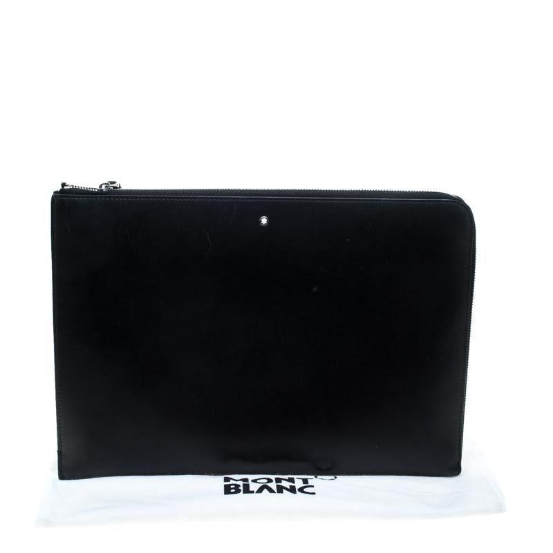 Montblanc Black Leather Document Case 8