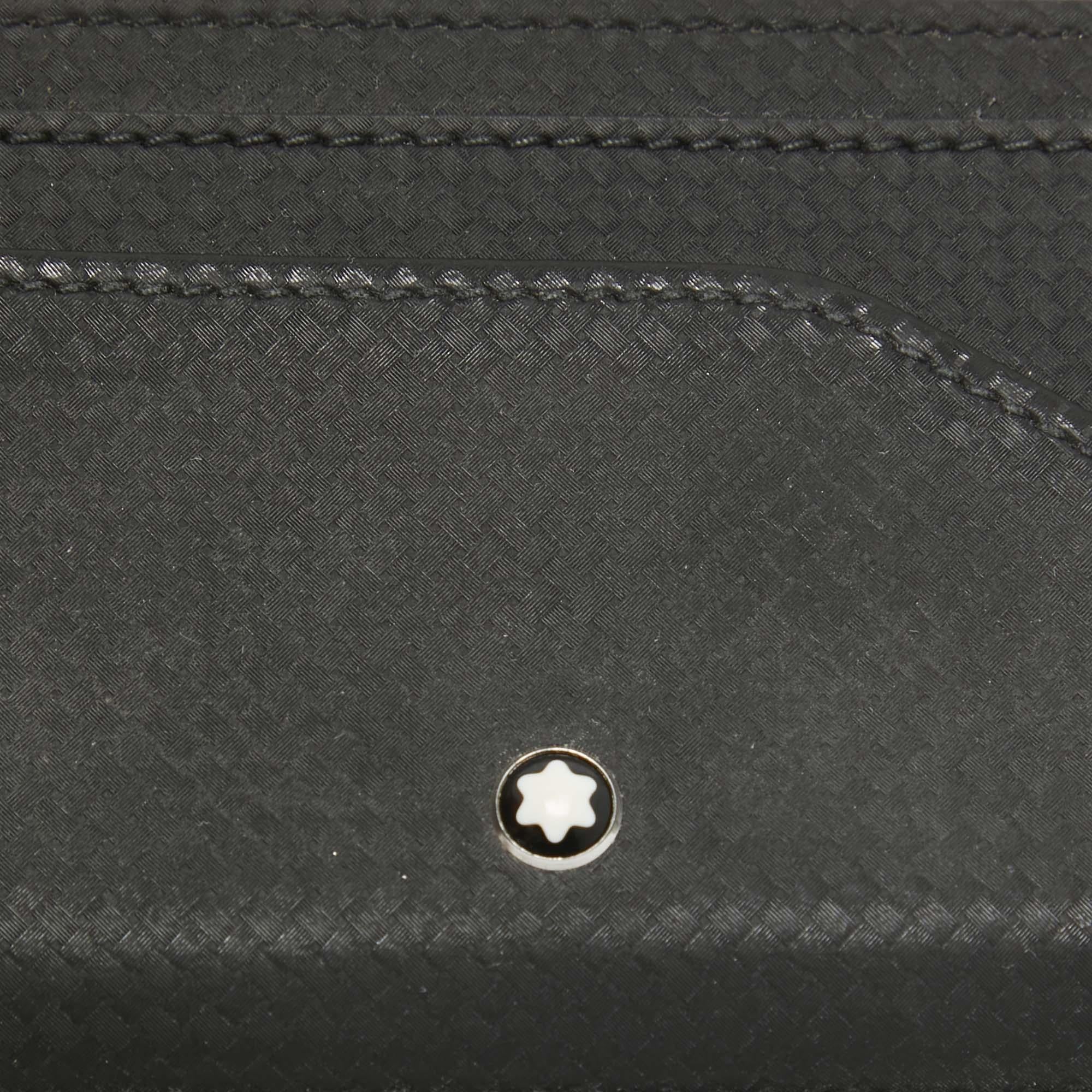 Montblanc Black Leather Extreme 2.0 Card Holder For Sale 1