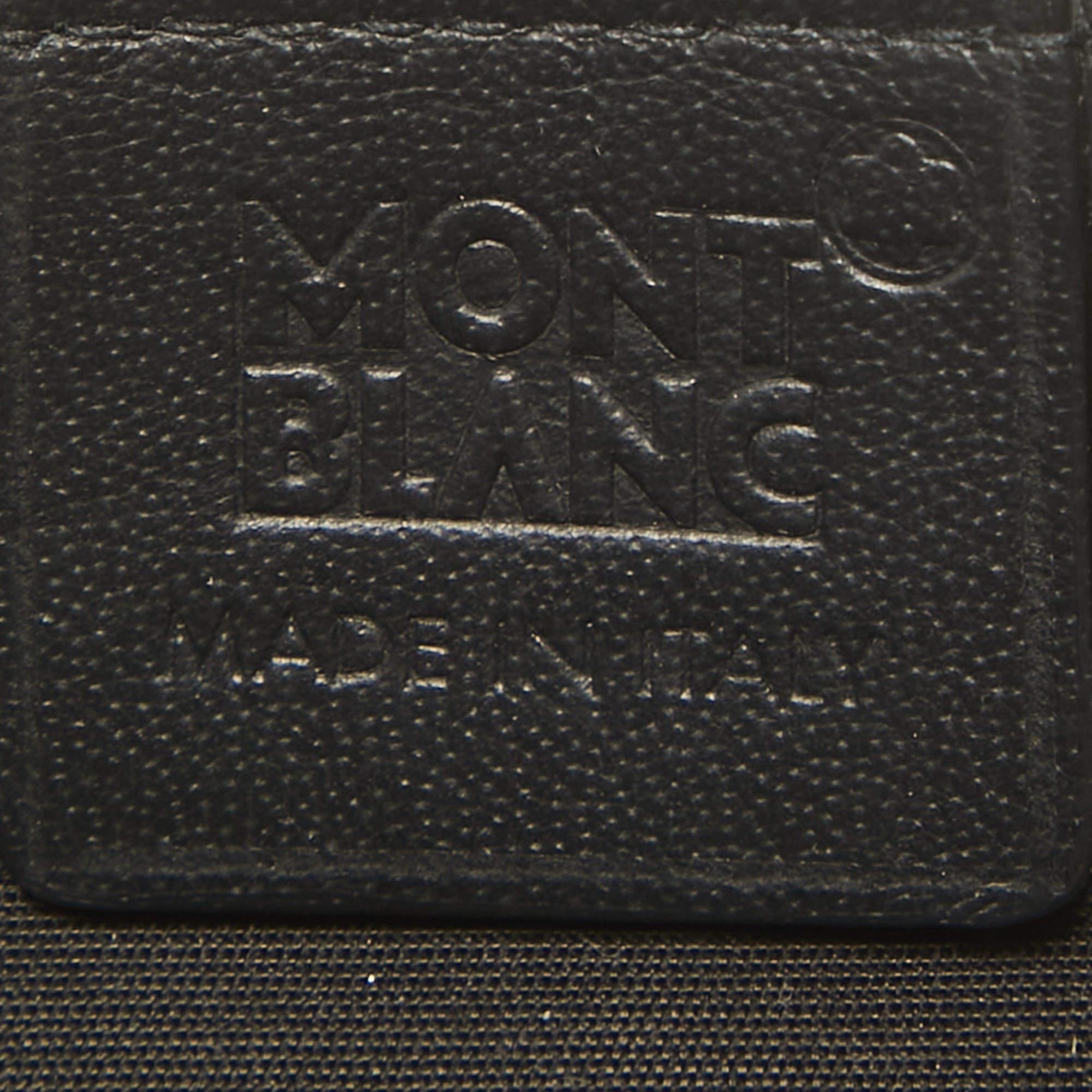 Montblanc Black Leather Extreme 2.0 Card Holder For Sale 4