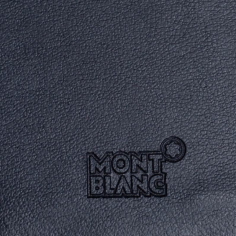 Montblanc Housse pour iPhone 5s en cuir noir en vente 3