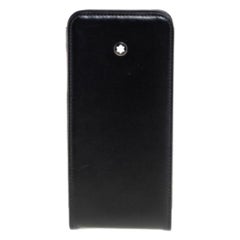 Montblanc Housse pour iPhone 5s en cuir noir