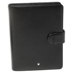 Montblanc Schwarzes Leder Großes Meisterstück Organizer