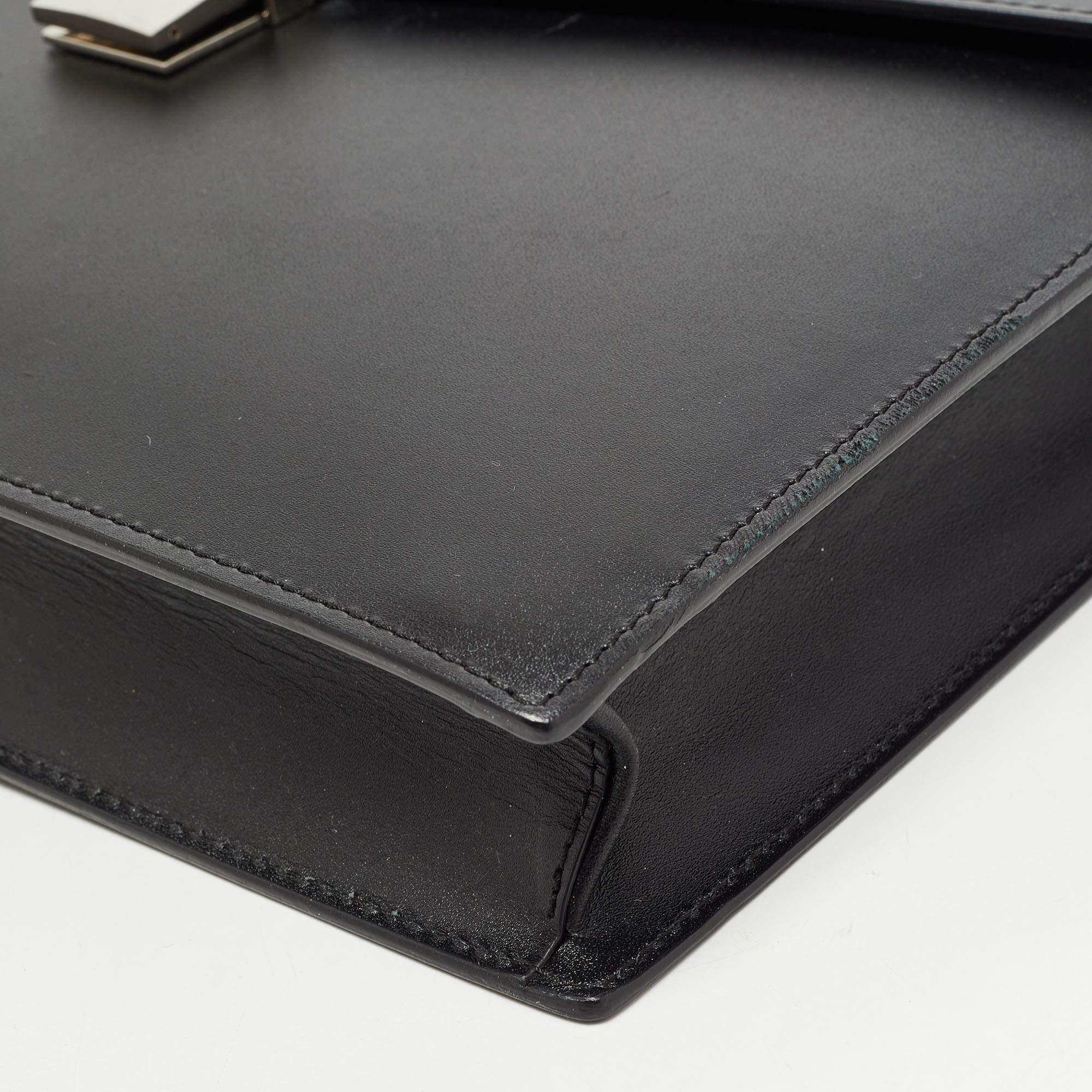 Montblanc Black Leather Meisterstuck Briefcase 6