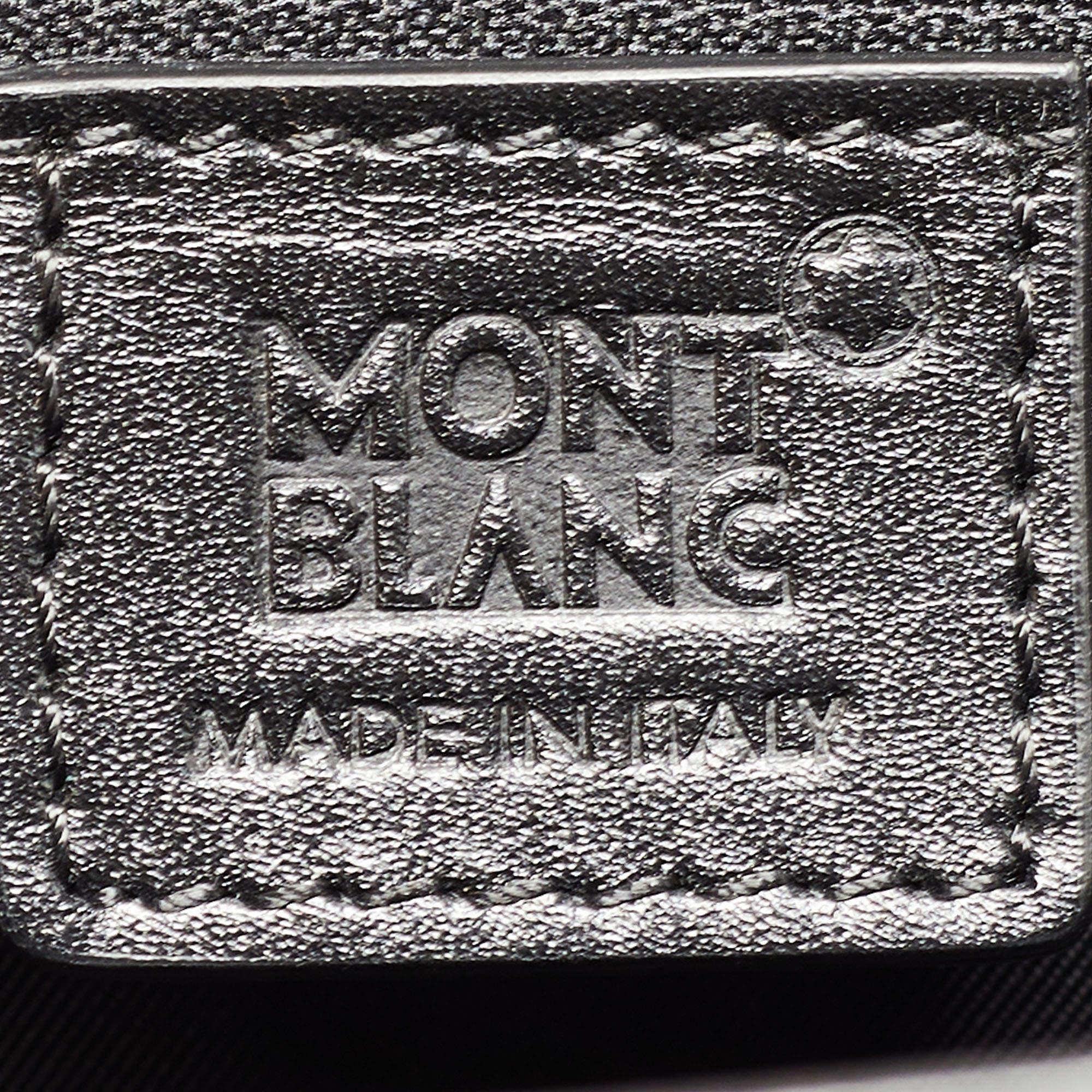 Montblanc Black Leather Meisterstuck Briefcase 12