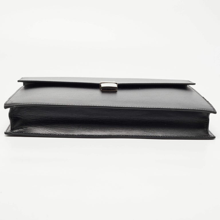 Montblanc Black Leather Meisterstuck Briefcase at 1stDibs