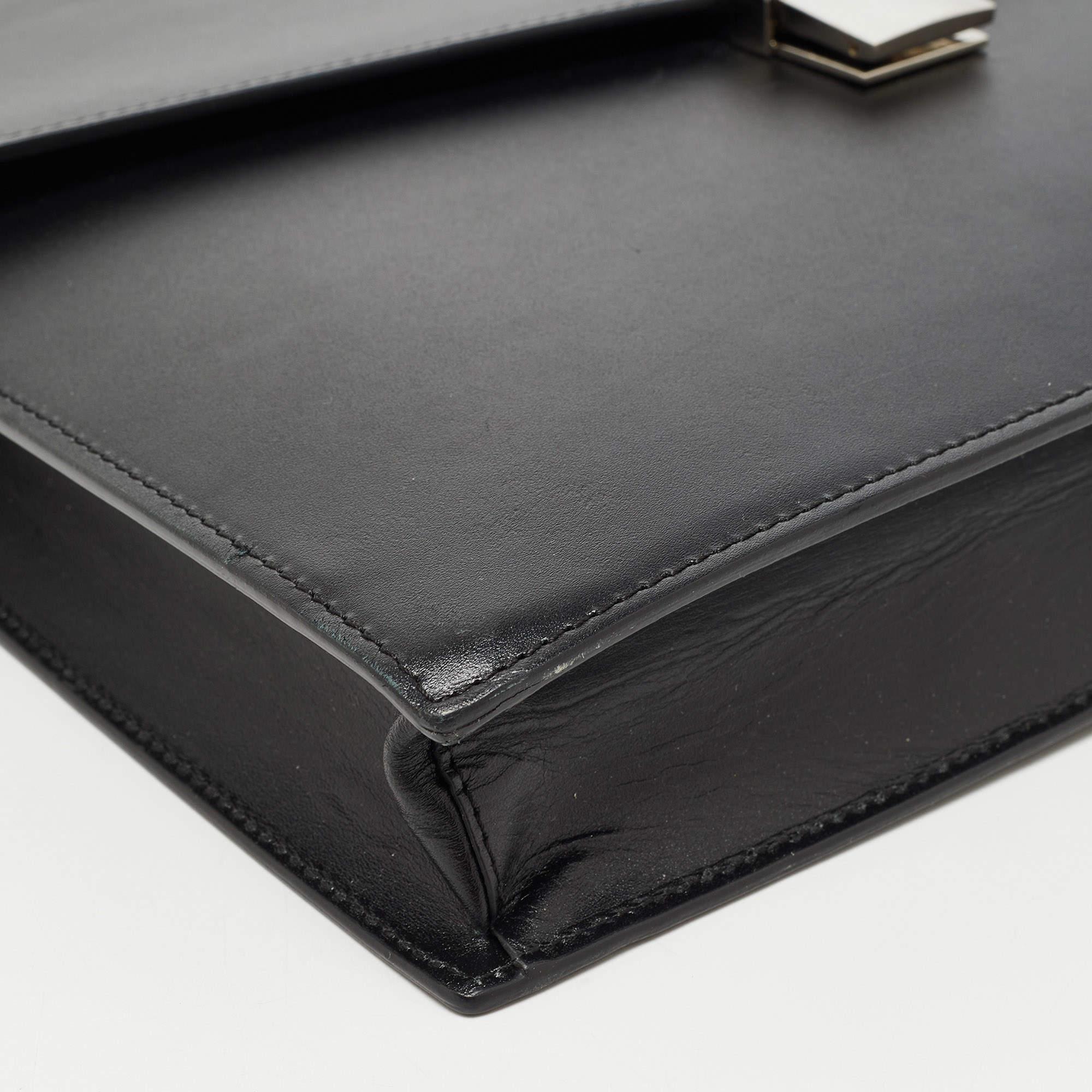 Montblanc Black Leather Meisterstuck Briefcase 5