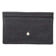 Montblanc Meisterstuck-Kartenhalter aus schwarzem Leder