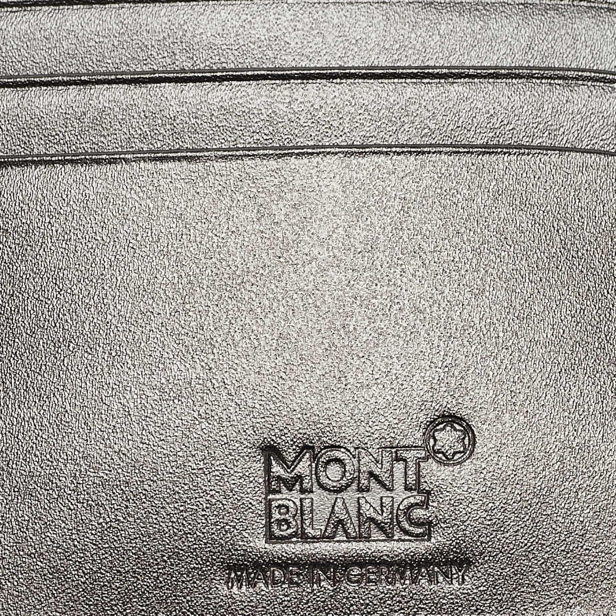 Montblanc Black Leather Meisterstuck Pocket Holder 6CC 1