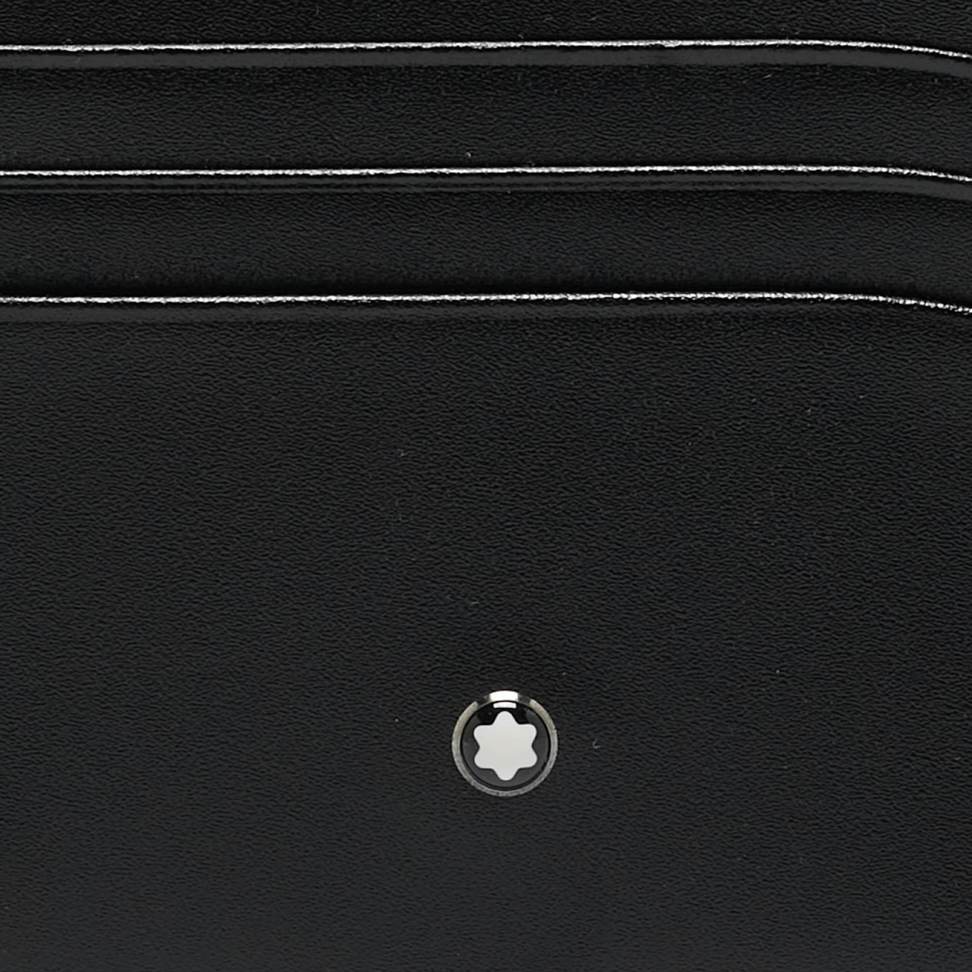 Montblanc Black Leather Meisterstuck Pocket Holder 6CC 2